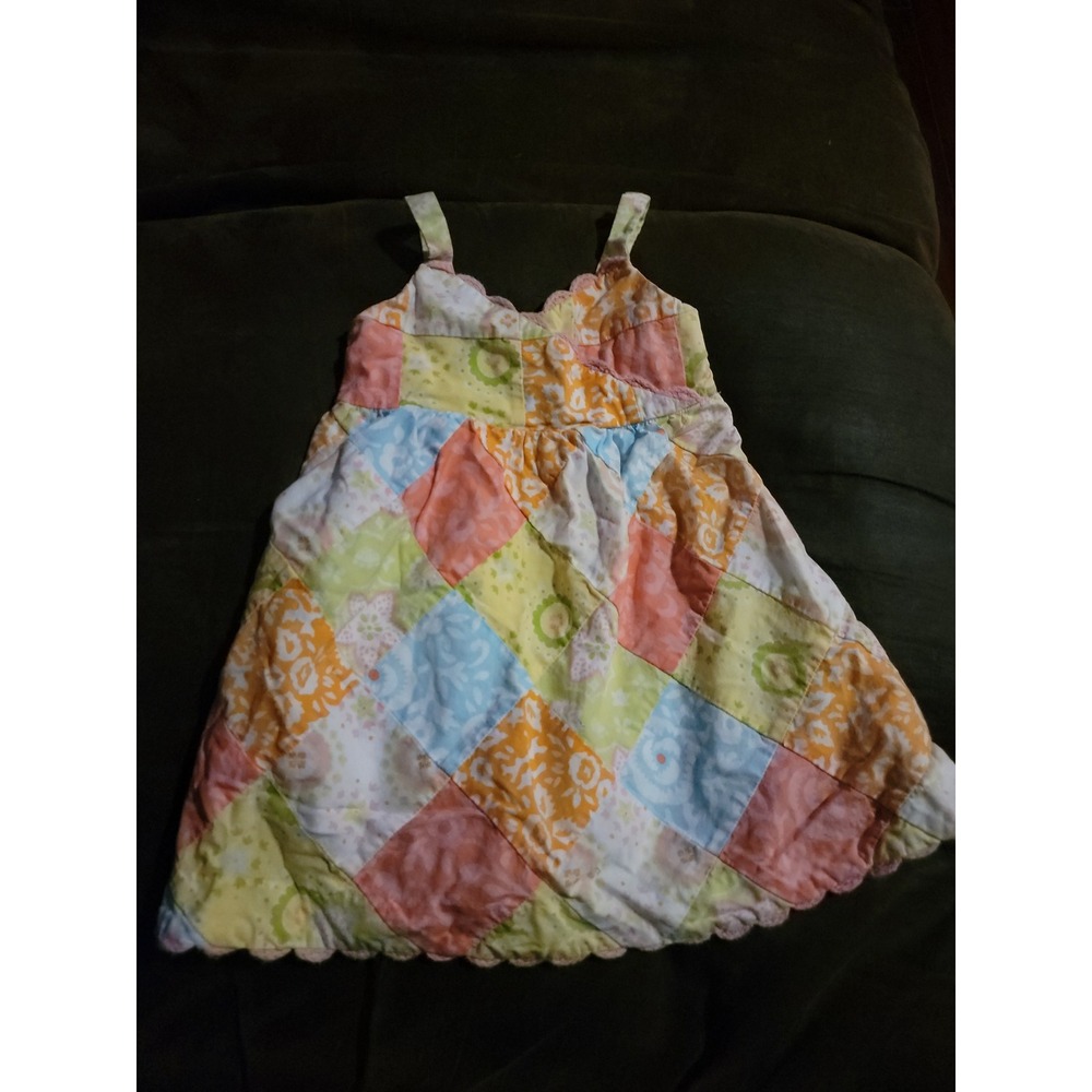 Janie and jack spring Easter floral dress size 6 12 months